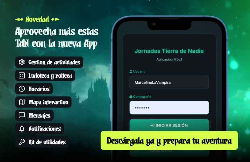 ¡Toda la magia de Tierra de Nadie, ahora en tu bolsillo!